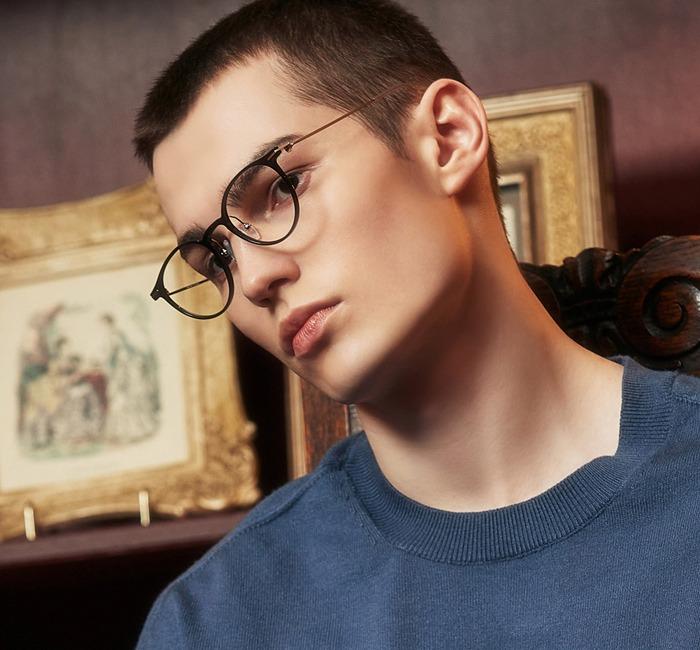 6g 초경량 프랑스 친환경 [스몰] 아케마 뿔테 베타 티타늄 안경테