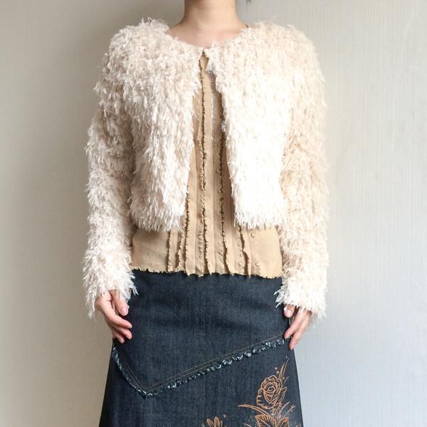 Fluffy cardigan
