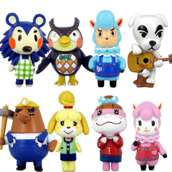 모여봐요 동물의숲 캐릭터 피규어 8가지 세트 모동숲 아미보