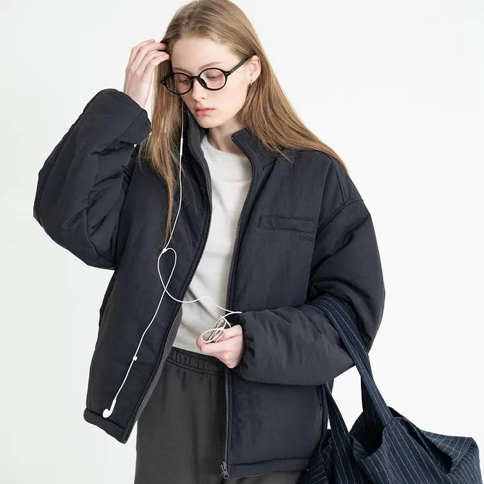 [3rd_12/19 예약배송] Pace reversible padded jacket_black/charcoal