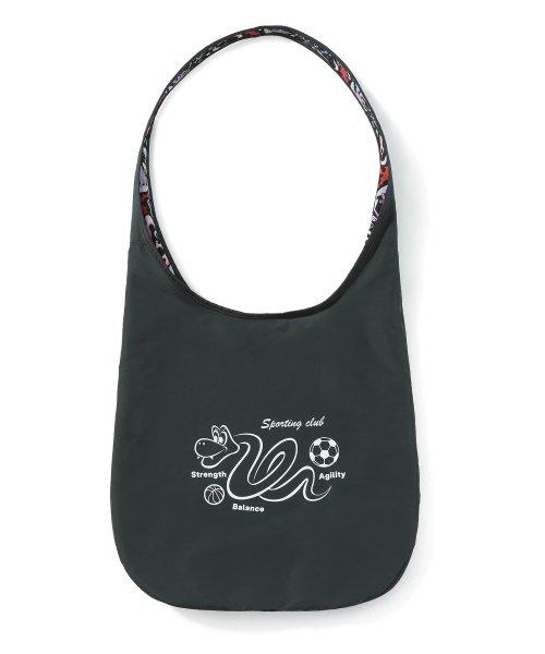 예스아이씨(YESEYESEE)  Sporting Club Reversible Cross Bag Black - 사이즈 & 후기 | 무신사
