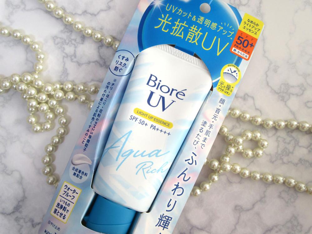 비오레 UV 아쿠아 리치 라이트 업 에센스 70g SPF50+/PA+++