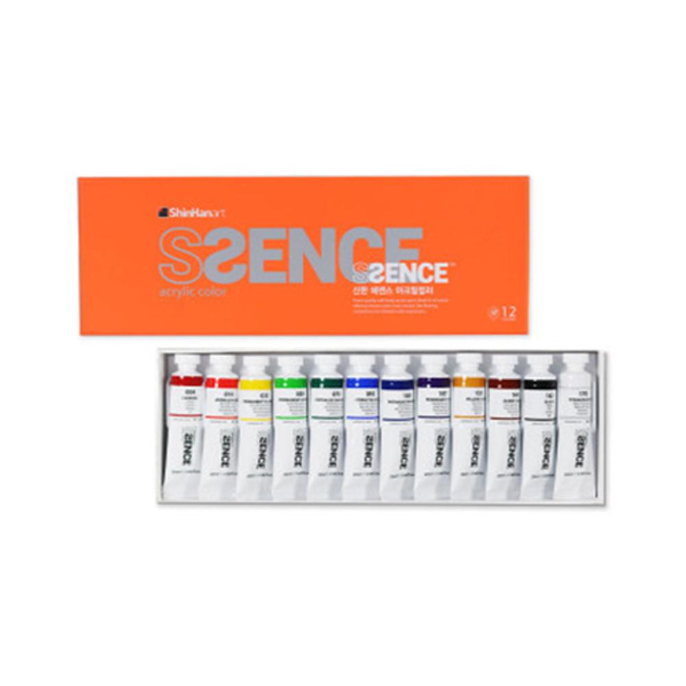 신한 에쎈스 아크릴물감 20ml 12색 세트