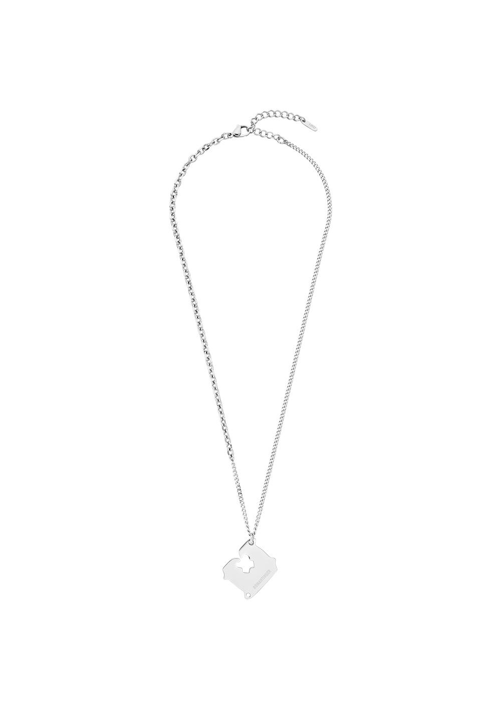 SN.181 Bread Clip Mixed Chain Necklace