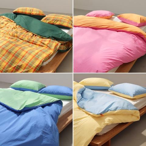 앞뒤가 다른 맞춤제작 양면이불커버 42color