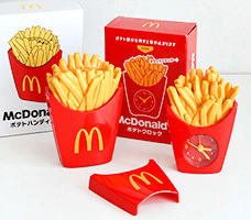 맥도날드 후렌치 후라이 알람시계/선풍기