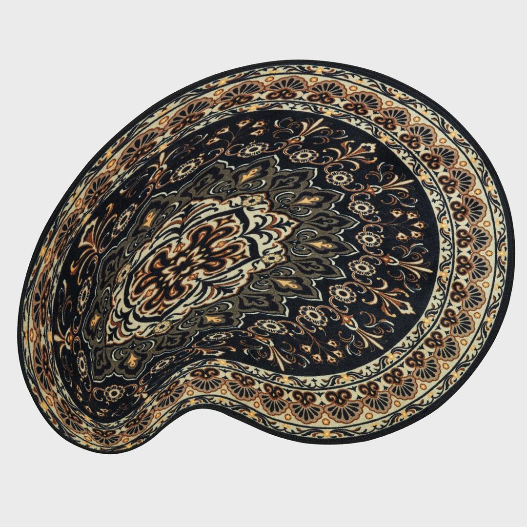 Modified Persian Rug (Black)
