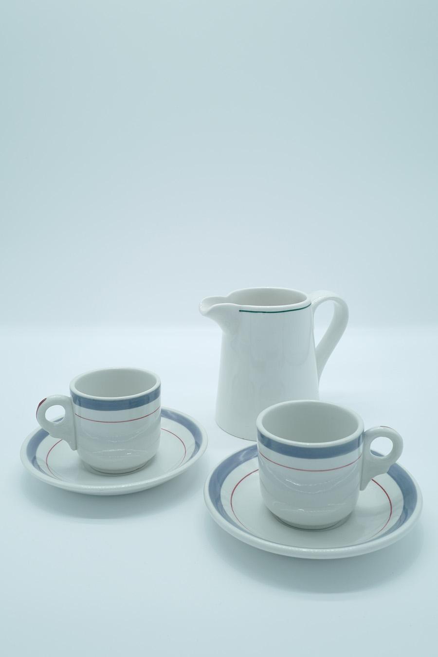 15a-008 빈티지 더드슨(Dudson) 에스프레소 컵 & 소서