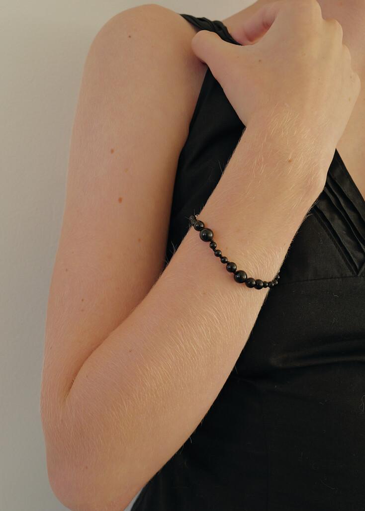 Symbol Black Bracelet