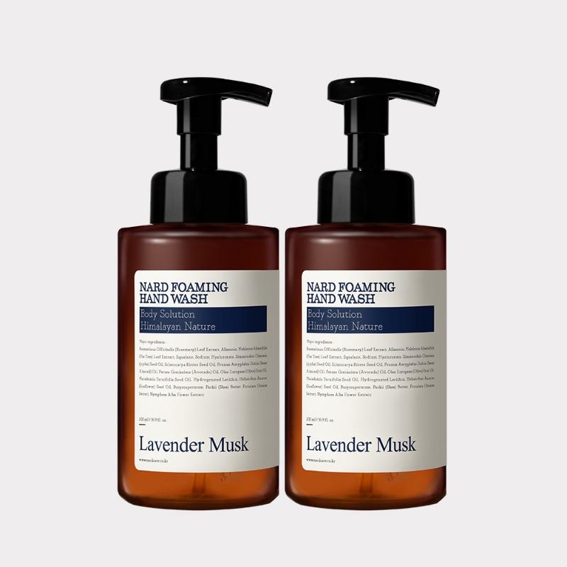 나드 포밍 핸드워시 500ml 2개입 라벤더머스크 향
