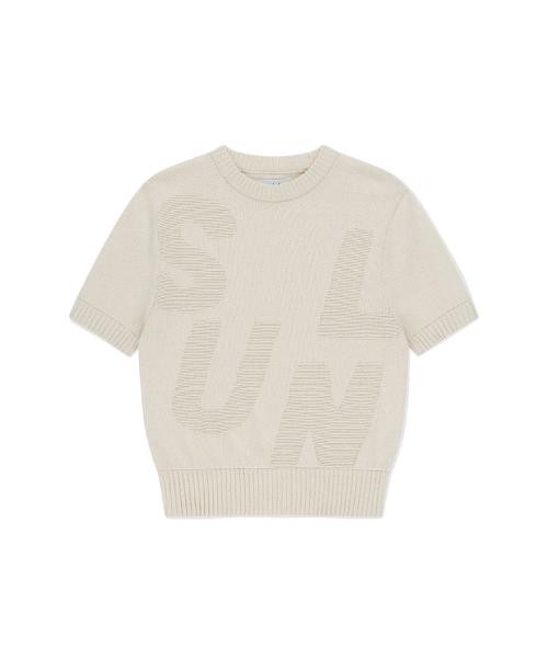 Capital S/S Sweater Ivory