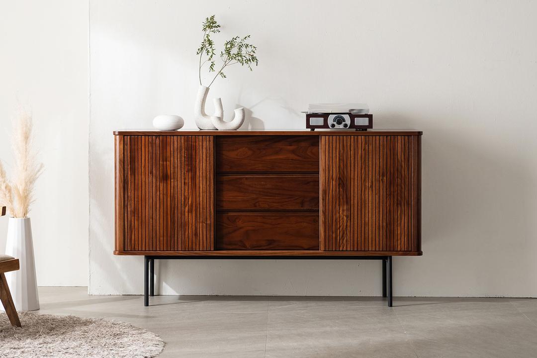 딘 월넛 원목 사이드보드 1500