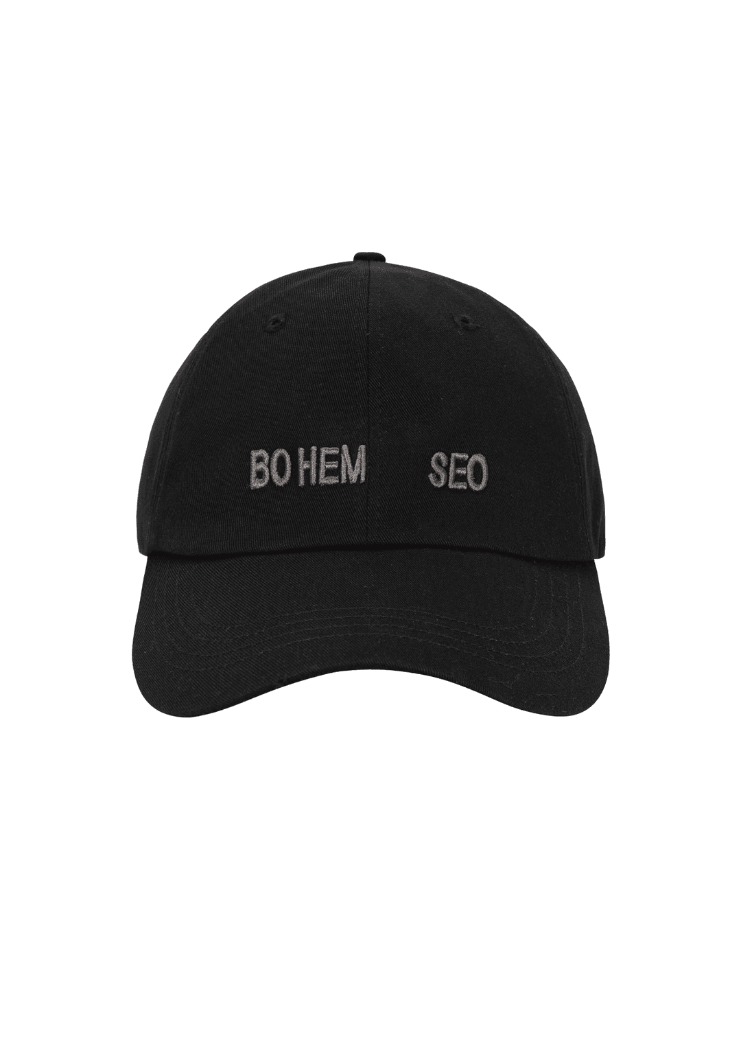 BASIC LOGO BALL CAP, BLACK
