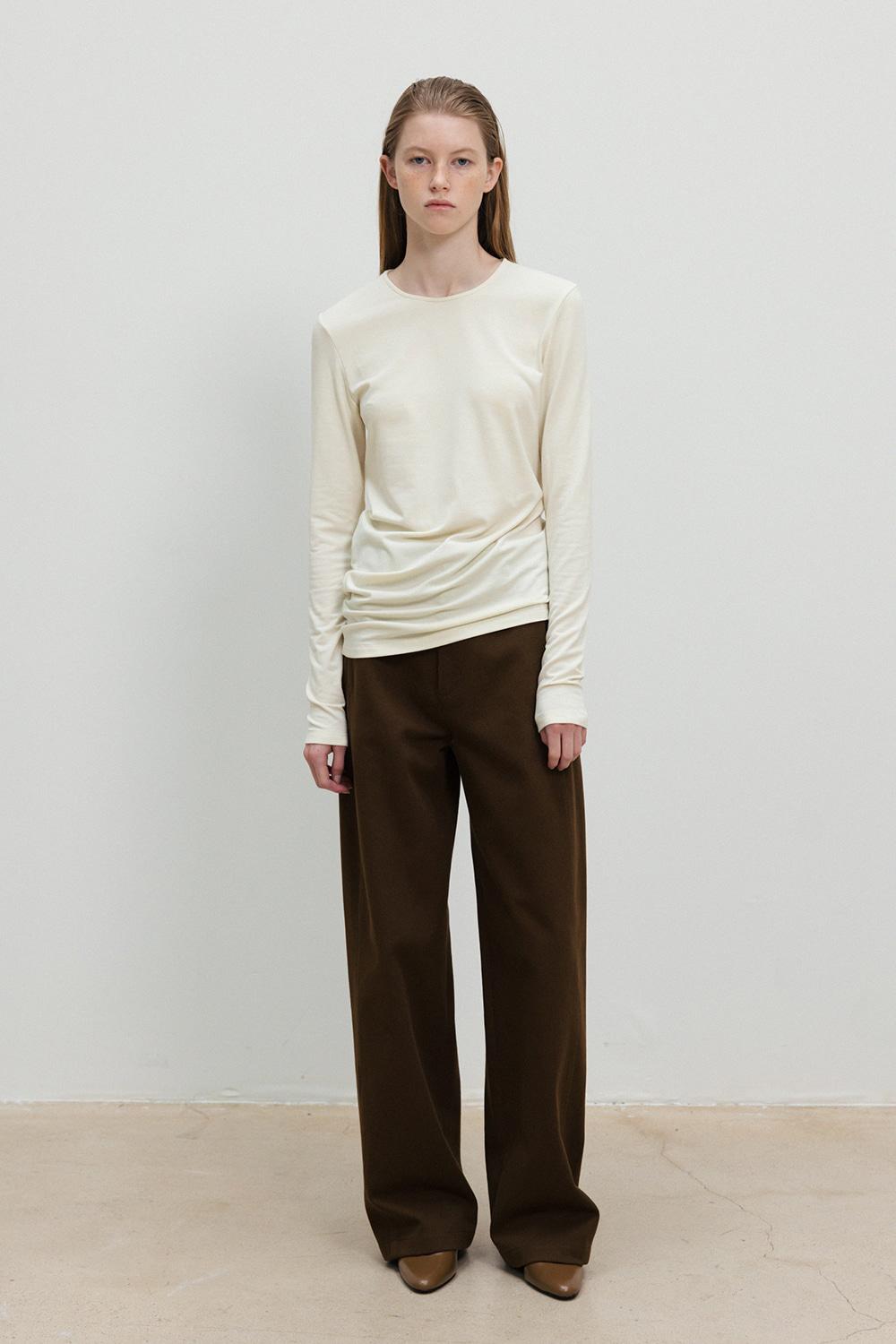 Twill Purecurve Pants_Brown