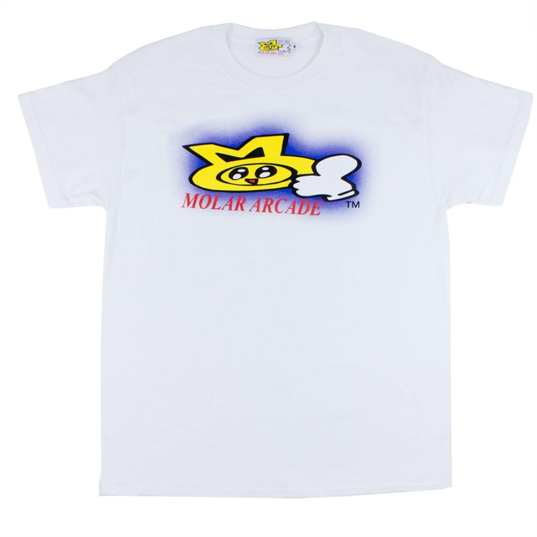 [Molar Arcade] mascot aura tee (white)