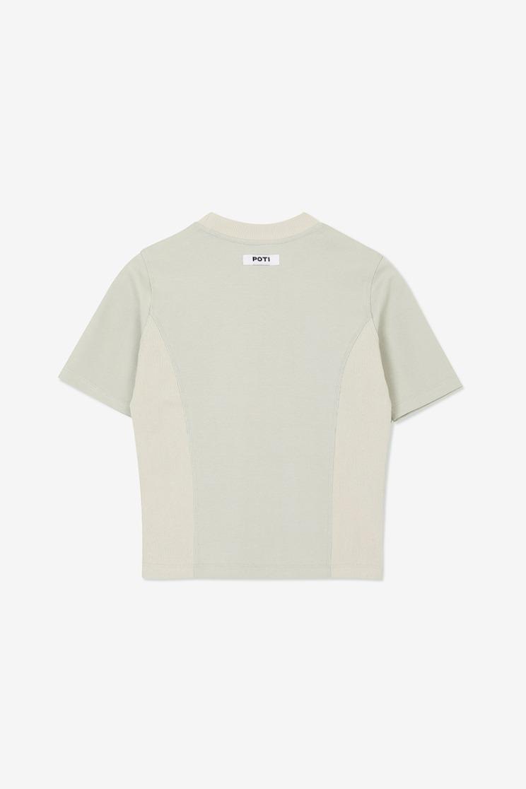 Rib half top (PURE GREY)