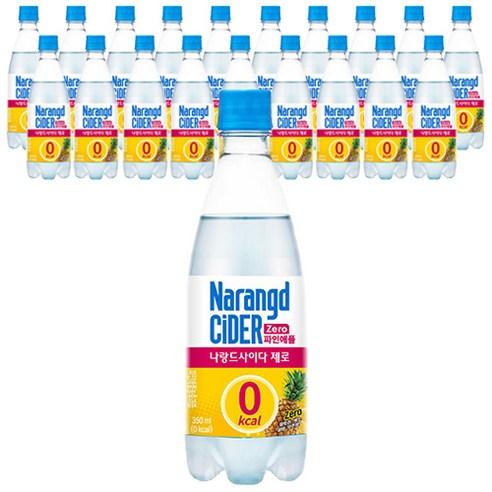 나랑드사이다 제로 파인애플, 350ml, 20개 - 음료 | 쿠팡