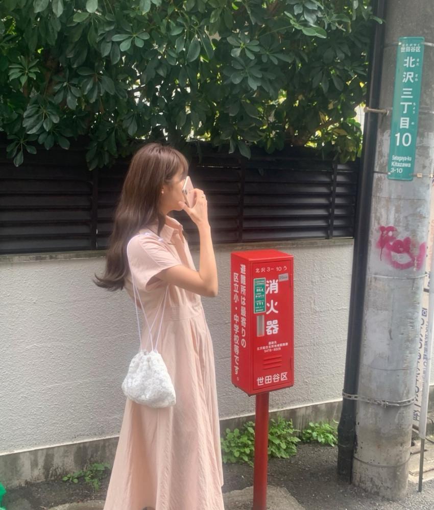 리터 소피 셔츠 원피스, 여름 시원한 반팔 플레어 원피스 2color