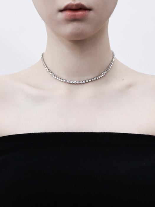 Bold glittering necklace