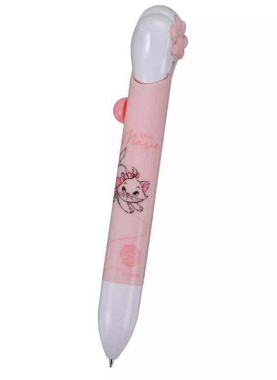 일본 디즈니 스토어 마리 고양이 손 움직이는 액션 볼펜