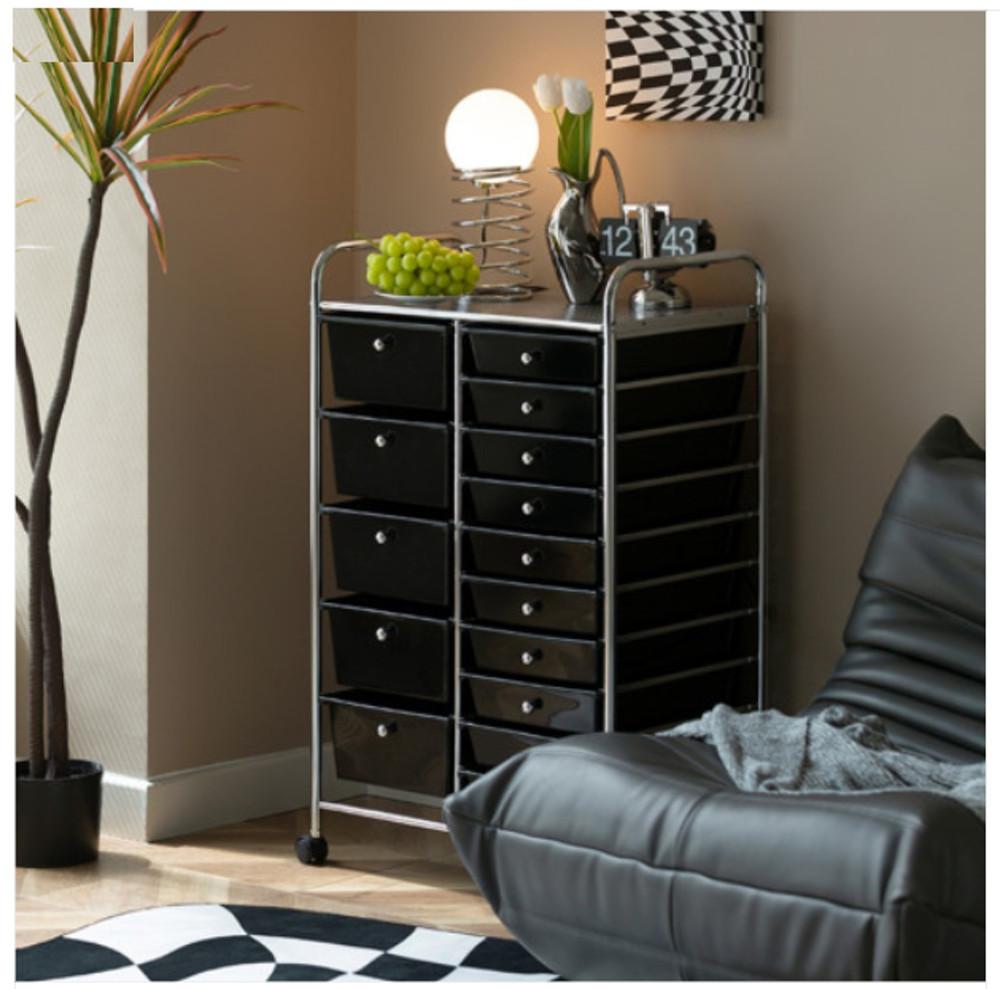 북유럽 수납장 트롤리 웨건 카트 보관 서랍장 TR163