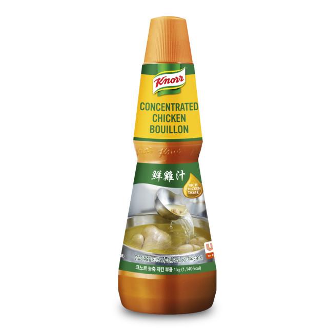 크노르 치킨스톡 액상 1kg 치킨 부용 엑기스 볶음요리 파스타 샤브샤브 닭육수