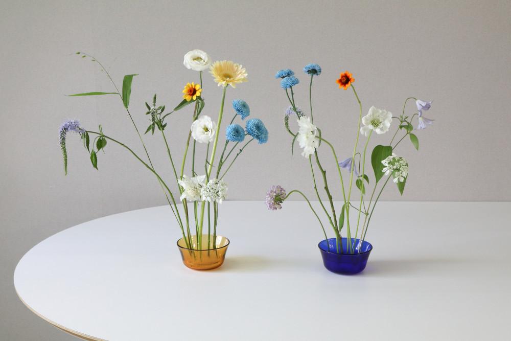 포포페리아 빈티지 오브제 듀라렉스 이케바나 침봉 화병 꽃병 동양꽃꽂이 수반