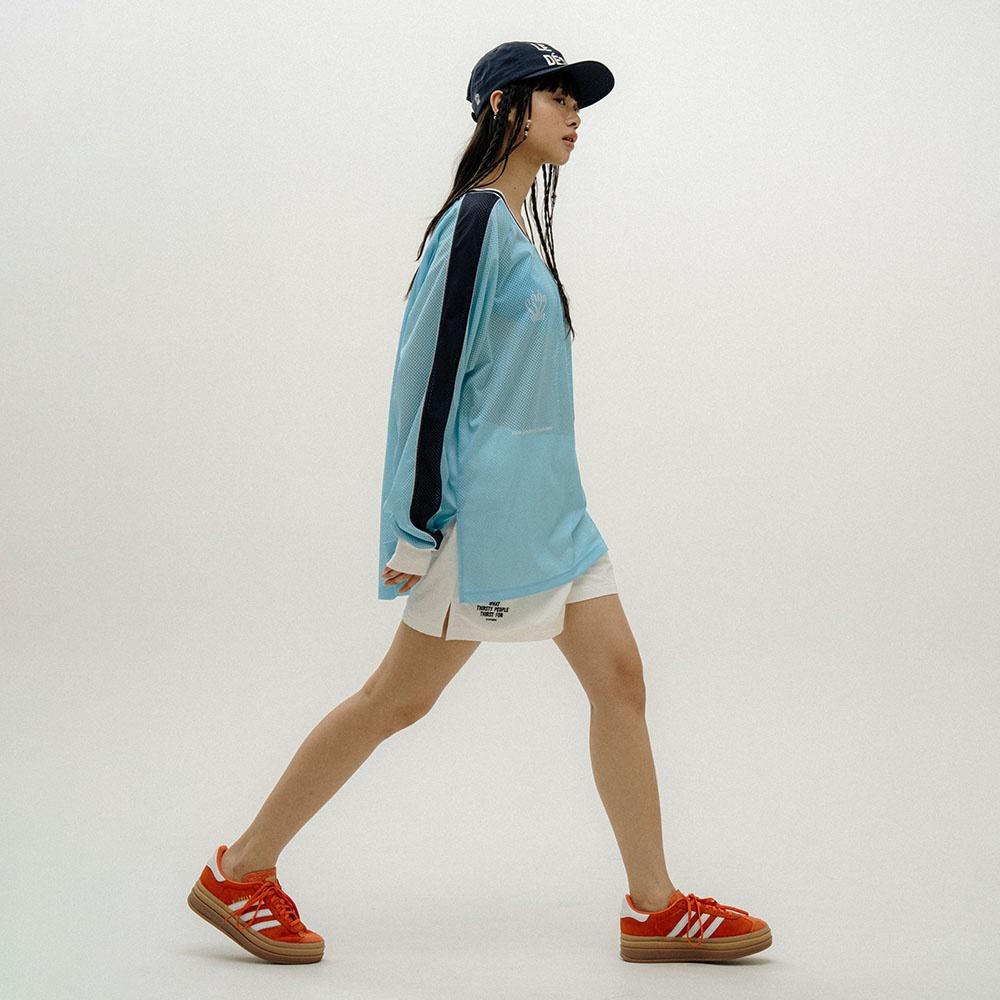 OVERSIZED SPORTY MOTO JERSEY_TIFFANY BLUE