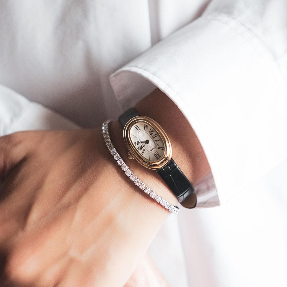 어썸 오벌 시계 – 블랙 크로크 | 로이드 공식몰