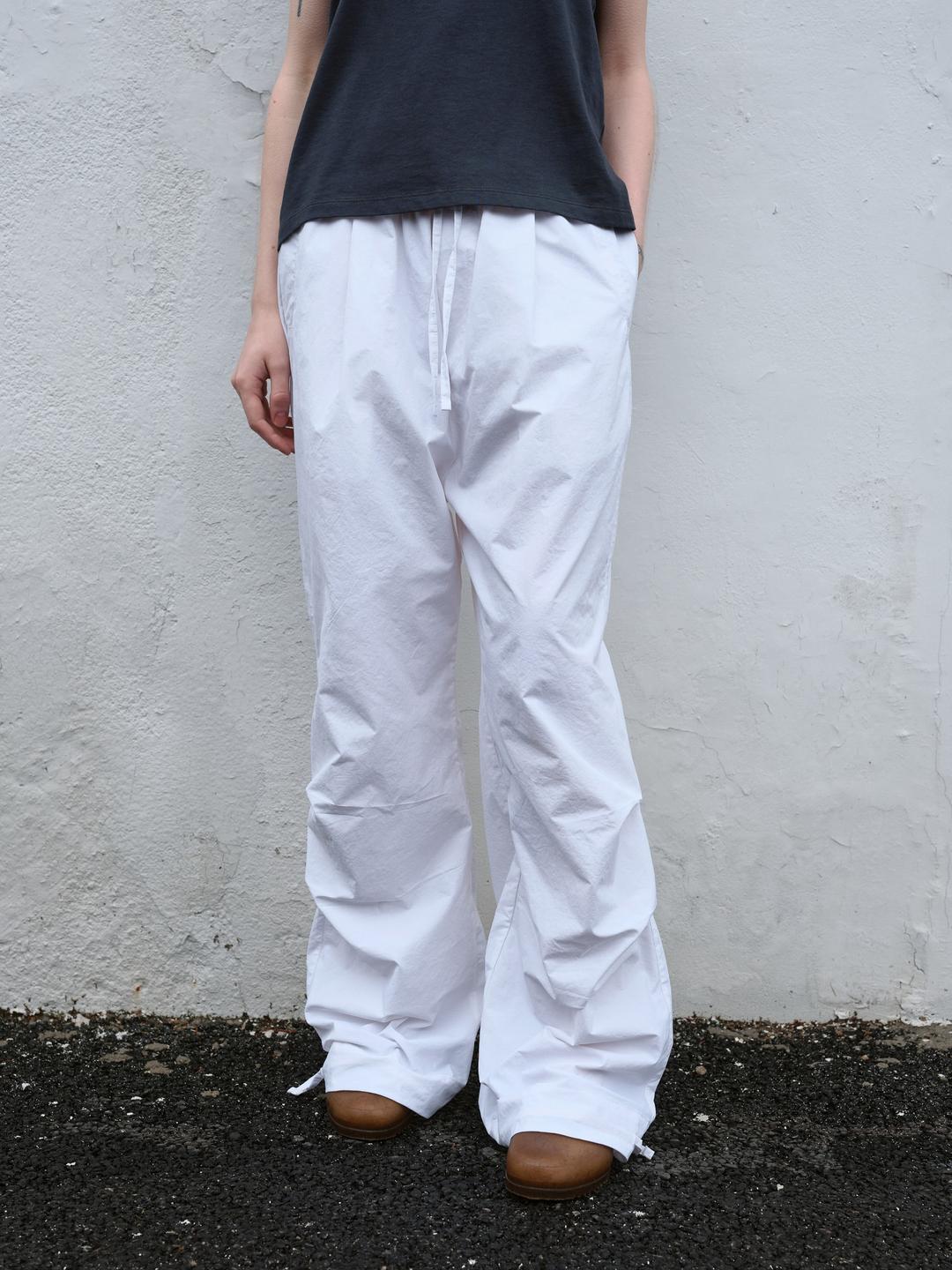 LACKLUSTER 2-WAY TRACK PANTS (white)