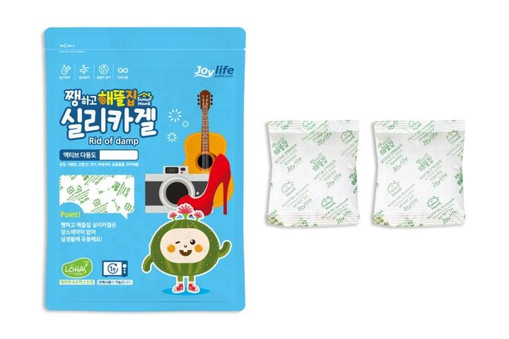 실리카겔 100g 2개 (부직포) 식품용 제품용 제습제 습기제거제