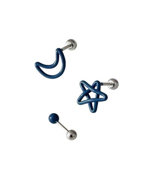 Fruit doodle piercing (Navy)
