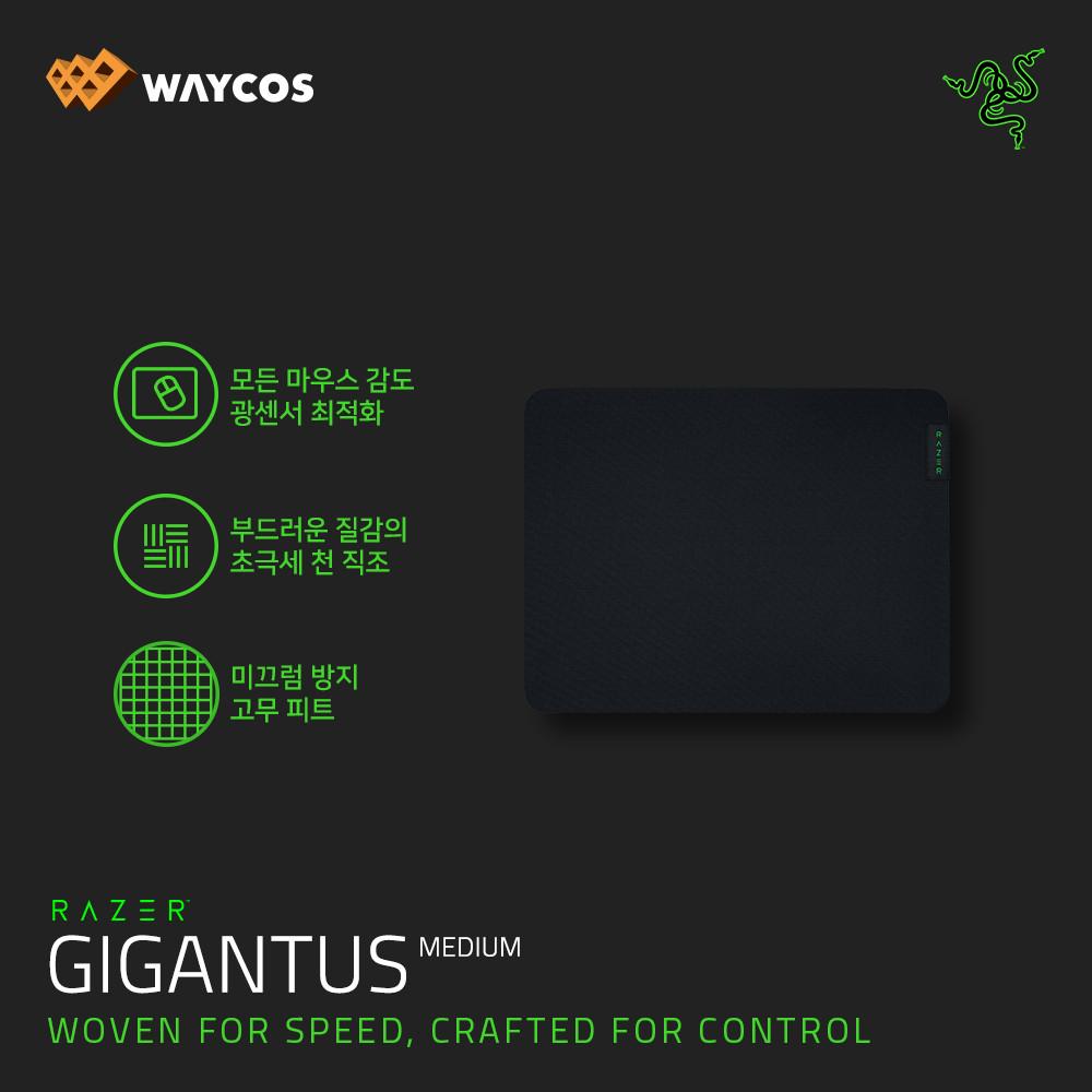 RAZER 레이저 기간투스 v2 (Medium) 게이밍 마우스 패드