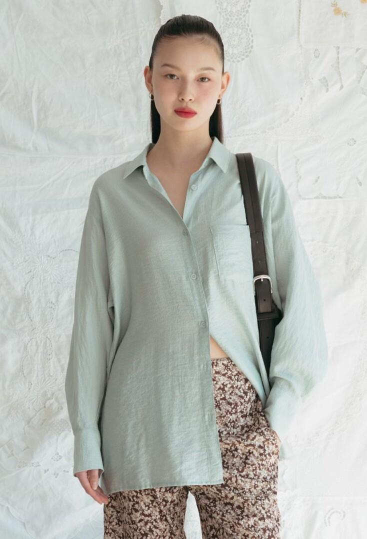WAVE OVERFIT SHIRTS - MINT