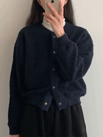 부클 가디건(2color)