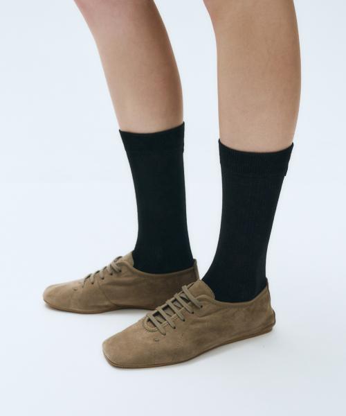 W BASIC MIDDLE SOCKS black