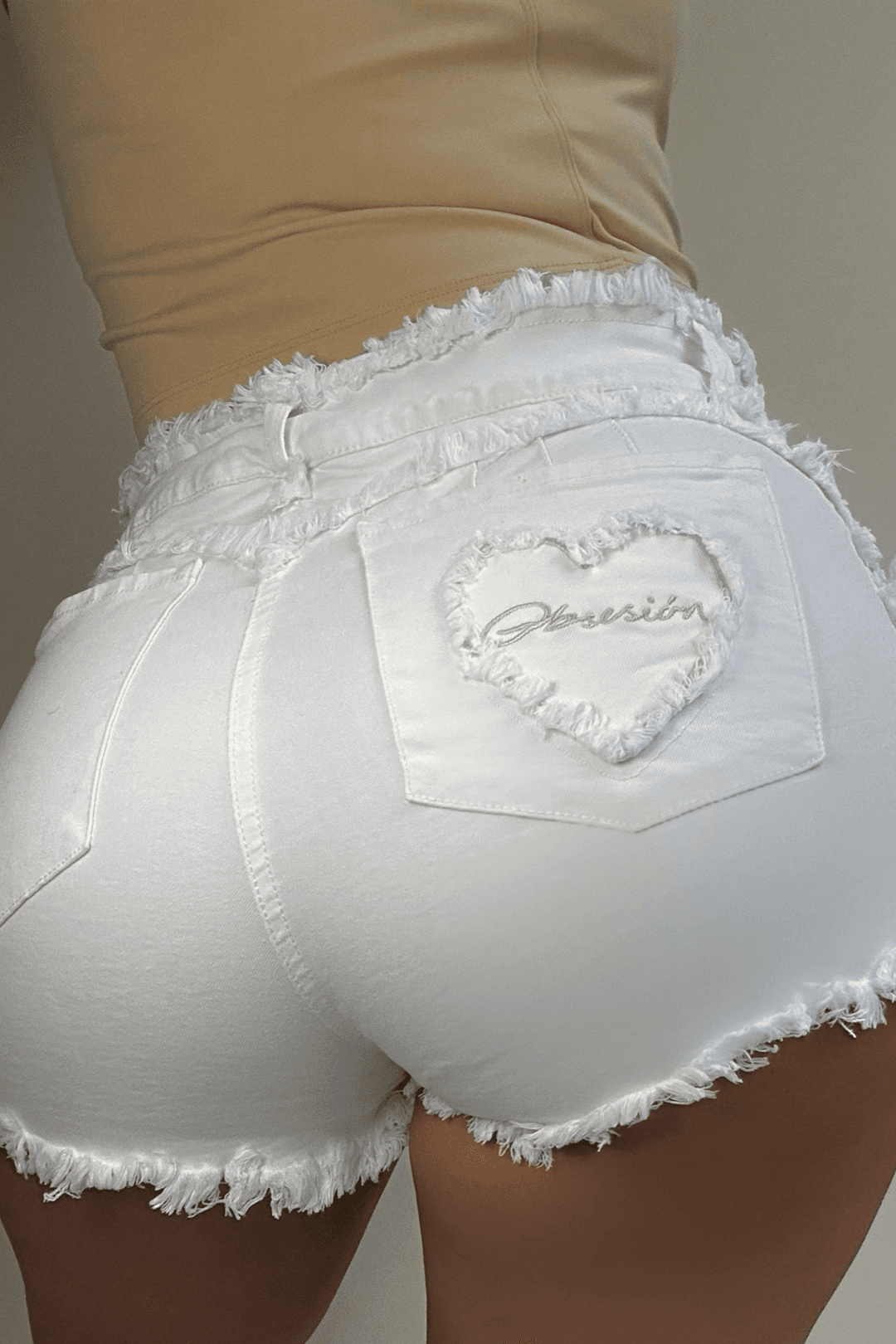 Coke White Shorts - White