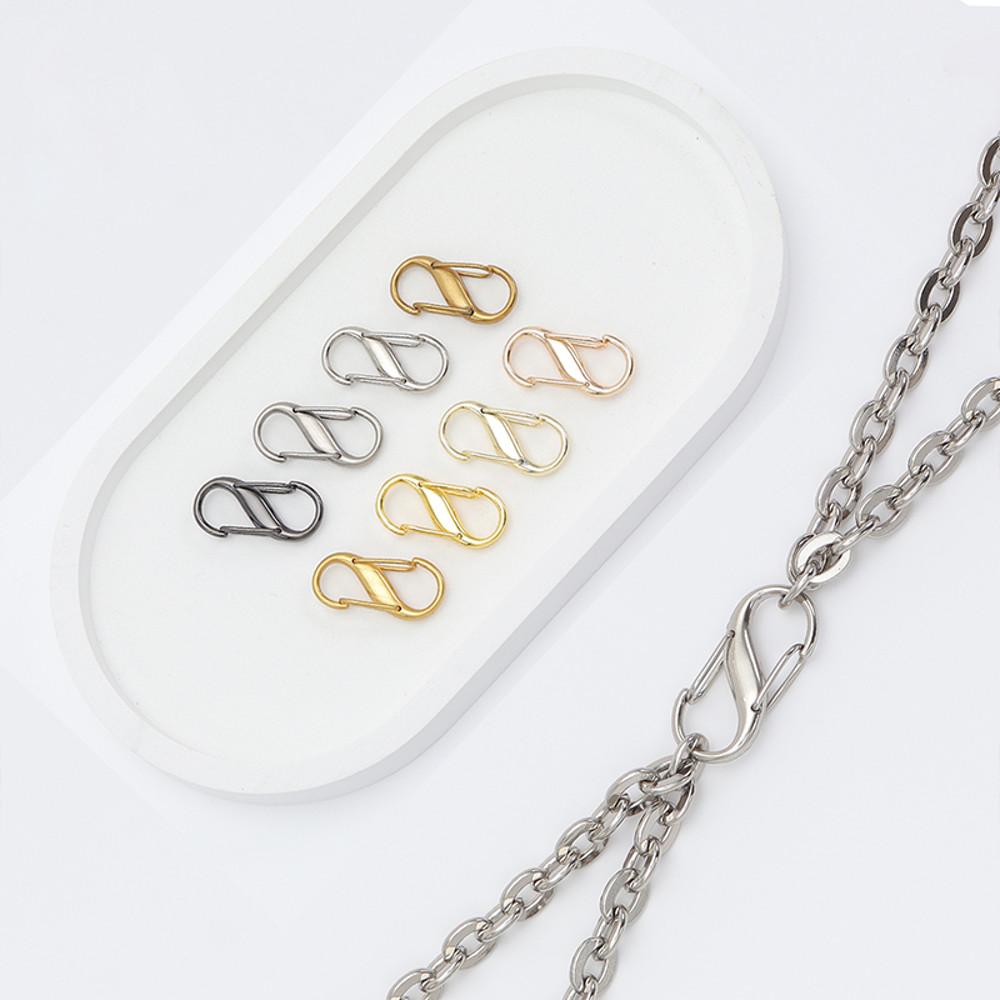 체인 쇼트너 가방 끈 조절 줄이기 스트랩 핸드백 클립 버클 줄 고리 길이