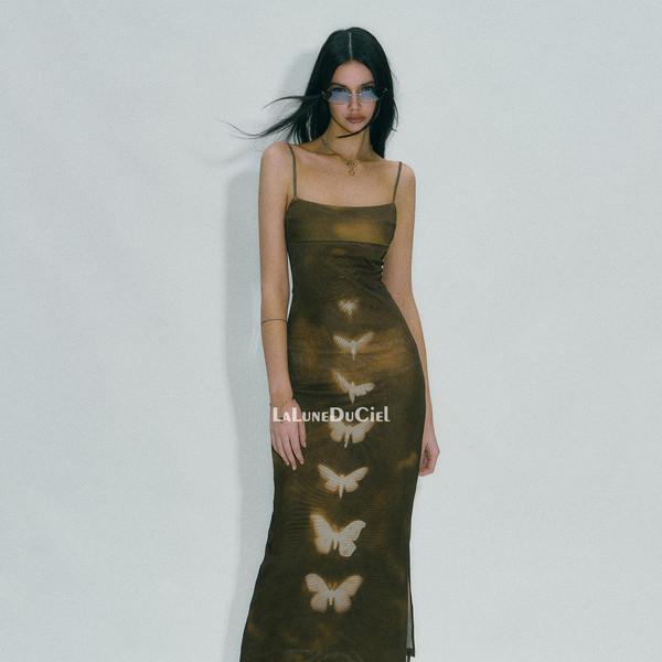 Butterfly Mesh Washing Dress (2type)