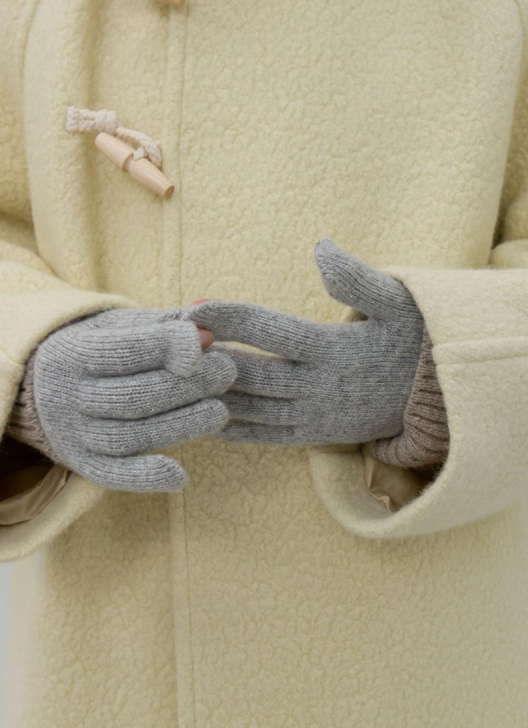 25FW SMART LONG GLOVES / GREY TWINKLE