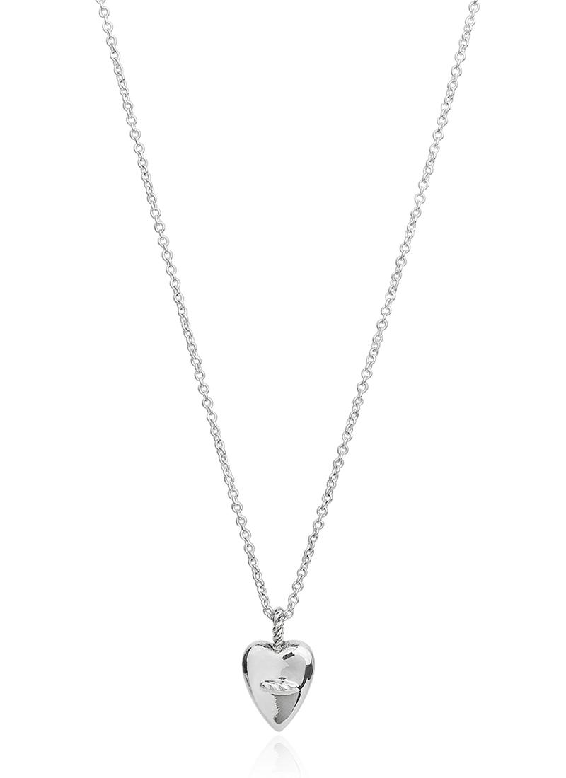 SIGNATURE THREAD HEART NECKLACE