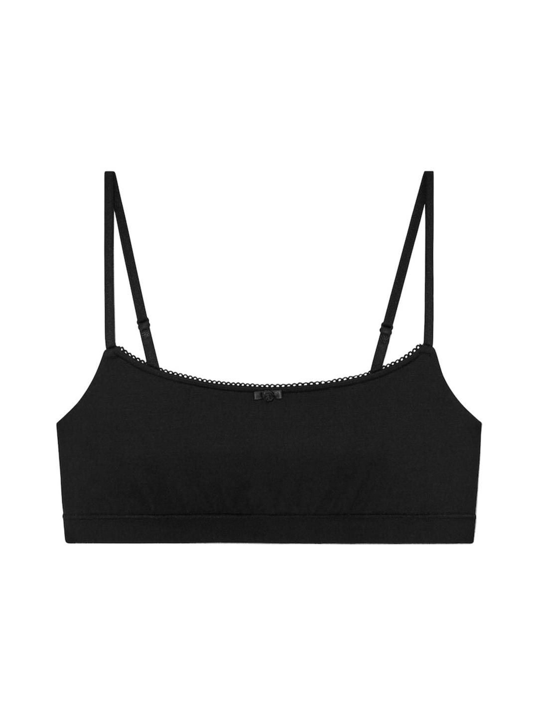 MELLOW SCOOP BRA (BLACK)