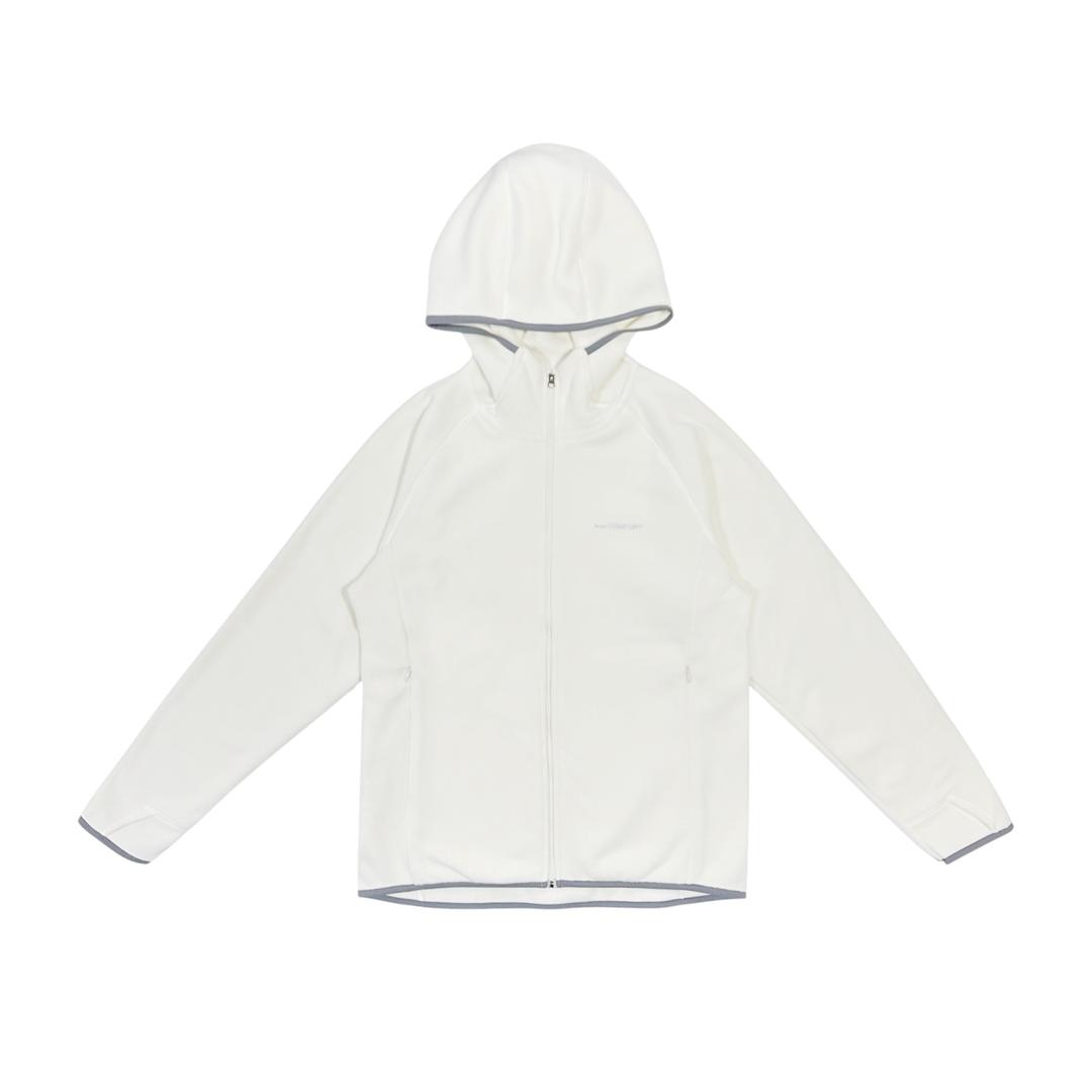 24-006 FLEECE ZIP HOODIE (IVORY)