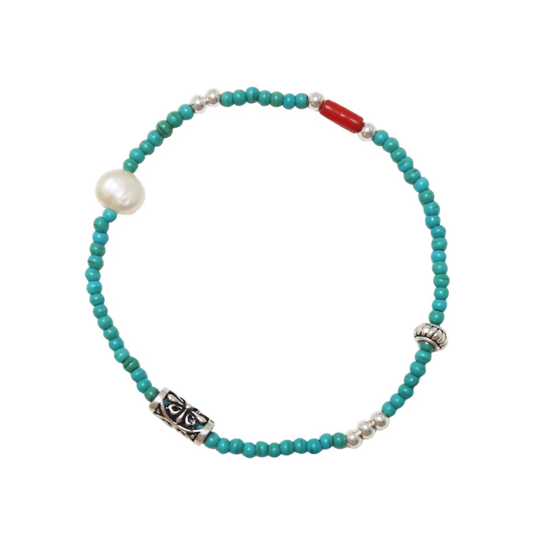 mint wood bracelet