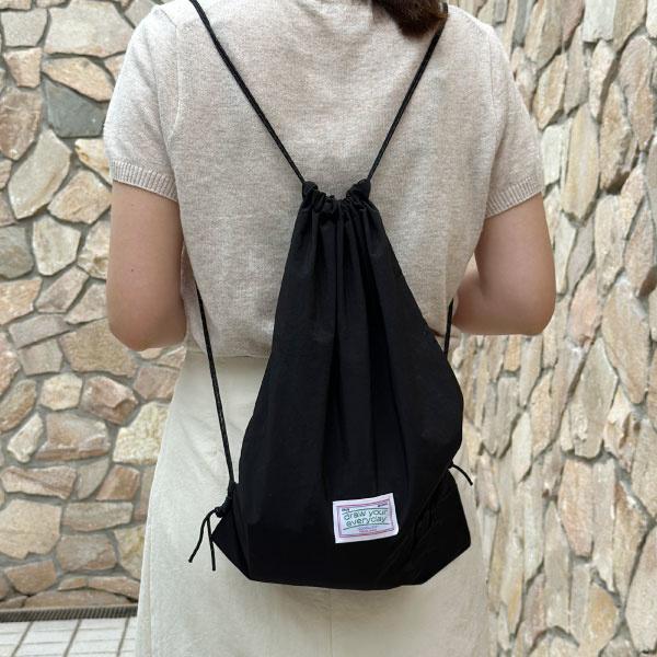 하 아카이브 [HAH ARCHIVE] WATERLOO DRAWSTRING BAG (CREASE