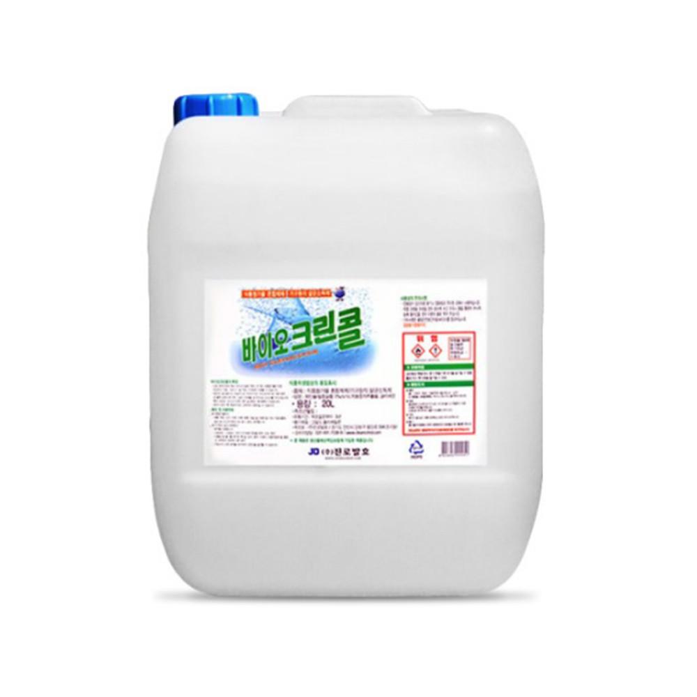 진로발효 바이오 크린콜 75% 20L 천연살균 알콜소독제 일반포장(오픈형가능)