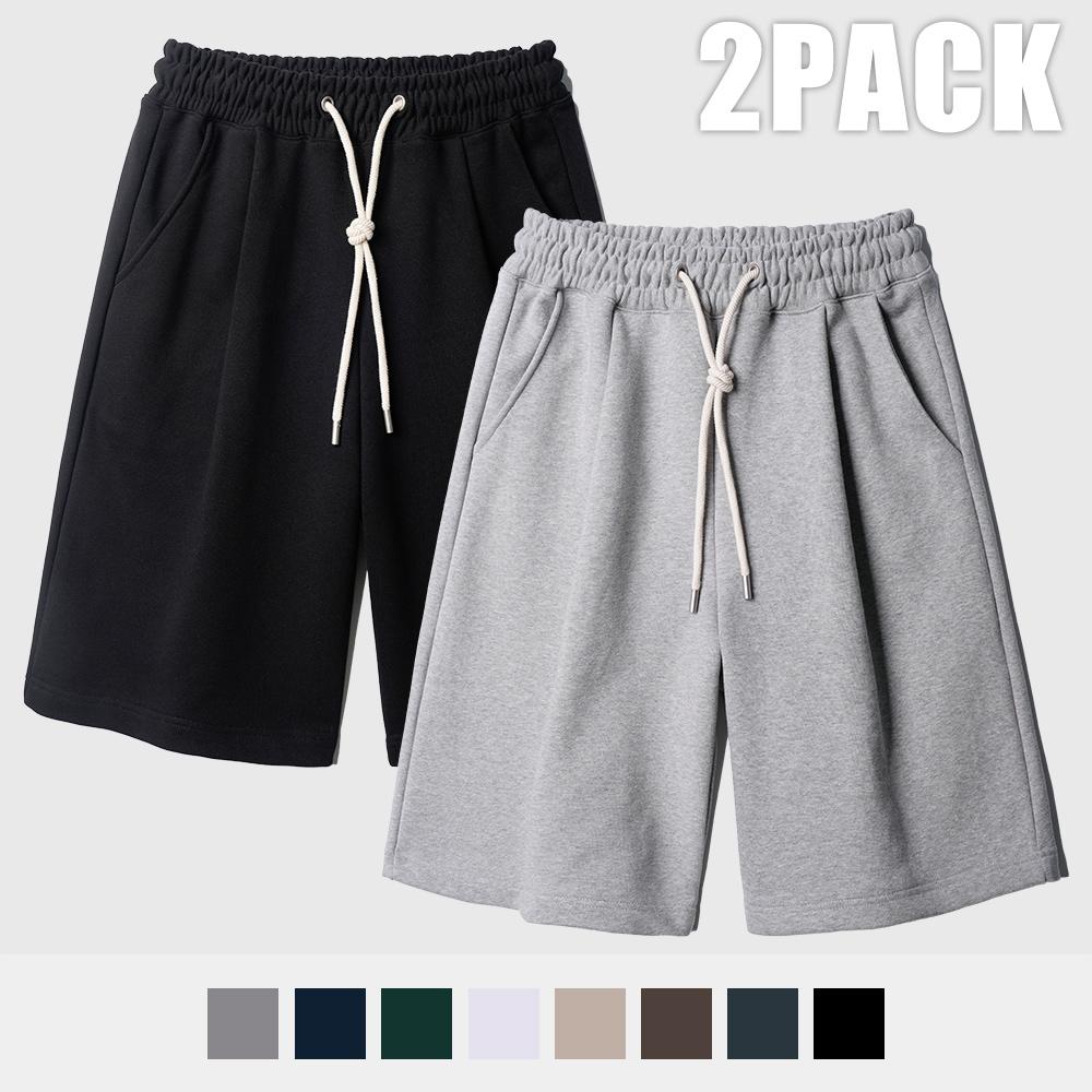 [패키지] 플레시 썸머 원턱 하프팬츠 8종 2PACK SOSP2483