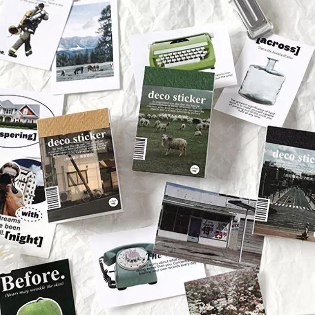 감성 스티커북 귀요미 소형 다꾸 폰꾸 빈티지 다이어리 스티커