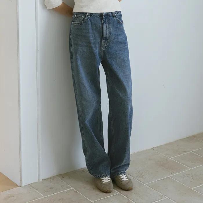 [44차 9/29 예약발송] [기장선택] Wide denim (vintage blue)