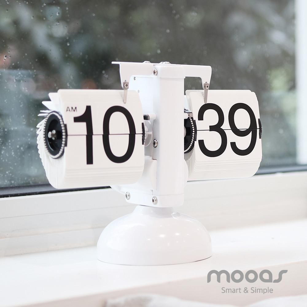 무아스 탁상시계 플립